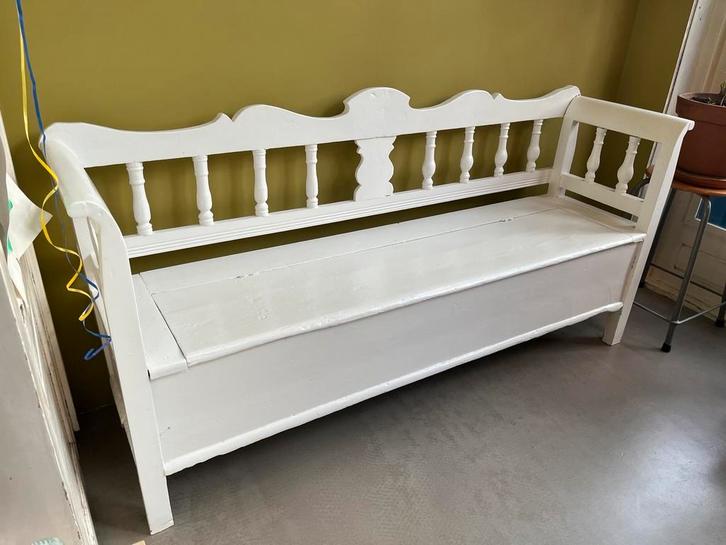 Klepbank, Antiek en Kunst, Antiek | Meubels | Stoelen en Banken, Ophalen