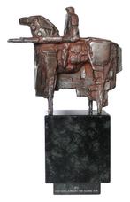 SCULPTUUR 1970 Eric Claus : De Wachter | Ridder te Paard, Ophalen of Verzenden