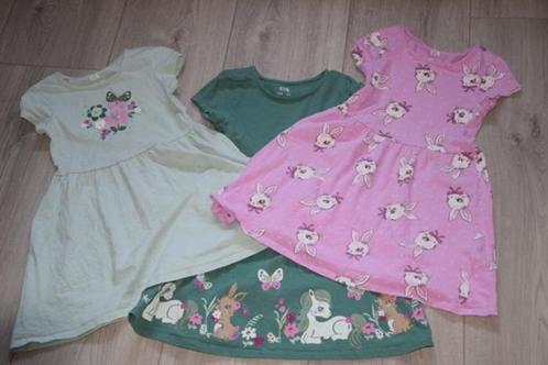 Set bestaande uit 3 zomer jurkjes – Maat 116, Kinderen en Baby's, Kinderkleding | Maat 116, Zo goed als nieuw, Meisje, Jurk of Rok