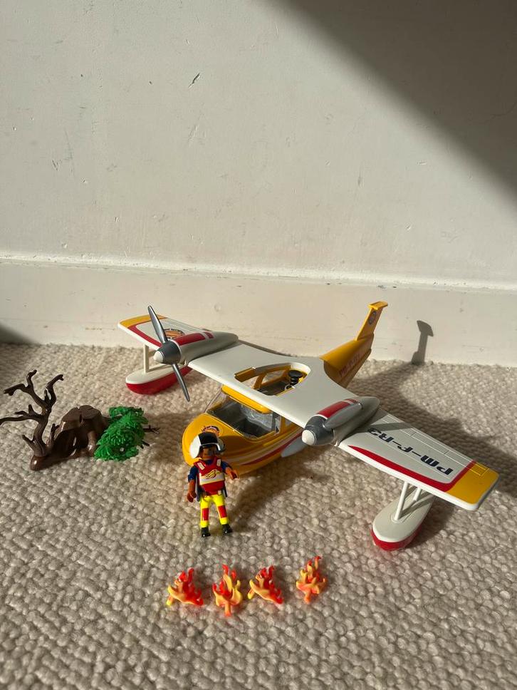 Playmobil Watervliegtuig met Piloot PM F R3, Kinderen en Baby's, Speelgoed | Playmobil, Zo goed als nieuw, Ophalen of Verzenden