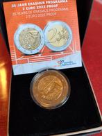 Nederland 2 euro 2022 Proof 35 jaar Erasmus, Setje, Euro's, Ophalen of Verzenden