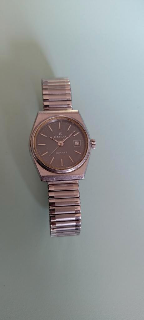 Edox dames horloge., Sieraden, Tassen en Uiterlijk, Horloges | Dames, Zo goed als nieuw, Overige merken, Staal, Ophalen of Verzenden