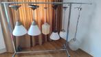 6 vintage / art deco hanglampen waaronder Philips Philite, Huis en Inrichting, Lampen | Hanglampen, Ophalen, Gebruikt, Vintage / Art Deco