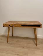 Mangohout bureau 2 stuks, Huis en Inrichting, Bureaus, Ophalen of Verzenden, Zo goed als nieuw