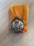 Medaille trouwe dienst marine zilver Juliana, Ophalen of Verzenden, Marine, Nederland, Lintje, Medaille of Wings