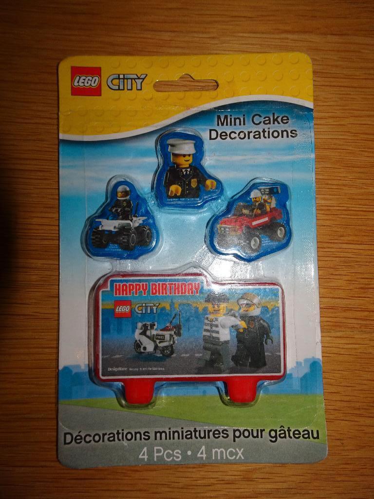 taartdecoratie politie lego, Hobby en Vrije tijd, Taarten en Cupcakes maken, Ophalen of Verzenden, Zo goed als nieuw, Taarten