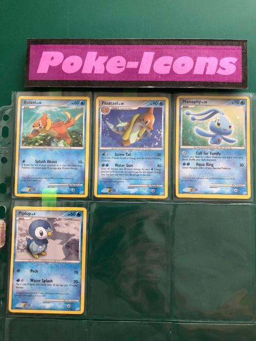 2007 Manaphy Deck kaarten, Hobby en Vrije tijd, Verzamelkaartspellen | Pokémon, Zo goed als nieuw, Meerdere kaarten, Foil, Ophalen of Verzenden