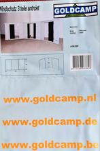 Goldcamp Windscherm 3-delig Antraciet, Caravans en Kamperen, Windschermen, Ophalen of Verzenden, Nieuw