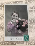1908 Un baiser (XX), Ophalen of Verzenden, Voor 1920, Gelopen, Kinderen