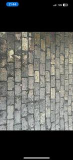 + - 25m2 oude gebakken bestrating /  10 duimers / dikformaat, Tuin en Terras, Tegels en Klinkers, Ophalen, Gebruikt, Klinkers