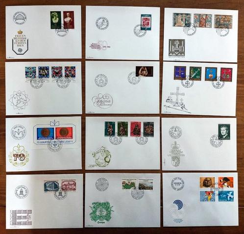 FDC Eerste Dag enveloppen Liechtenstein Zwitserland, Postzegels en Munten, Postzegels | Eerstedagenveloppen, Onbeschreven, Europa