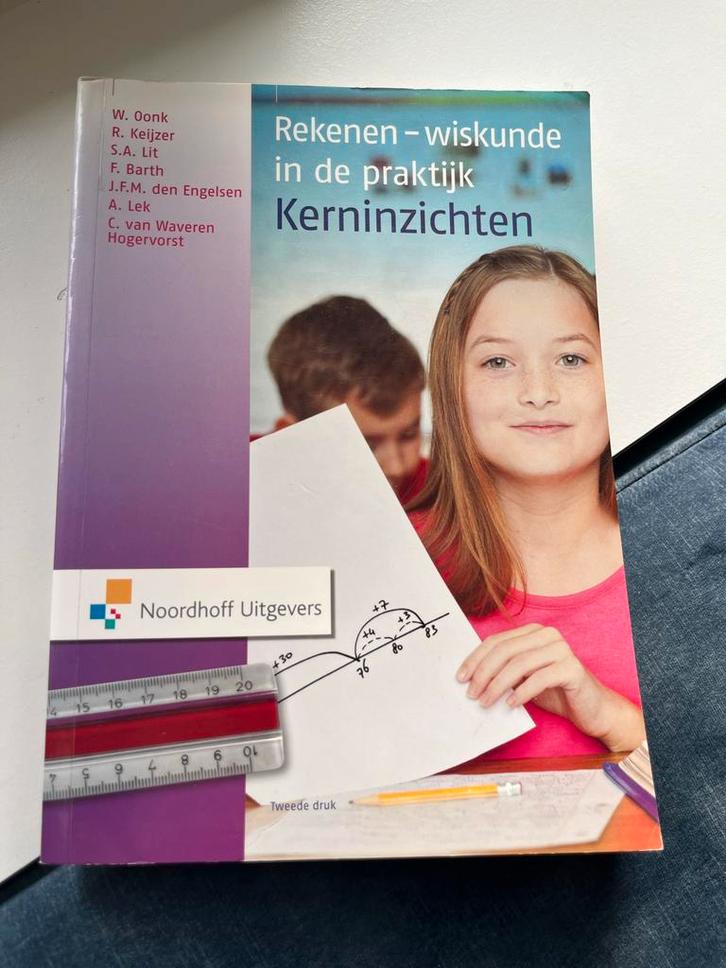 Rekenen-wiskunde in de praktijk Kerninzichten - Pabo boek, Boeken, Schoolboeken, Zo goed als nieuw, Wiskunde A, Overige niveaus