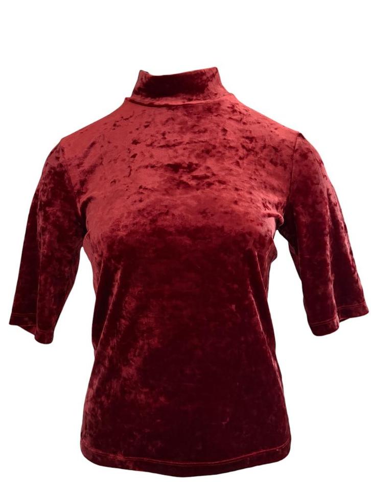 Vanilia shirt S, Kleding | Dames, T-shirts, Zo goed als nieuw, Maat 36 (S), Rood, Korte mouw, Ophalen of Verzenden