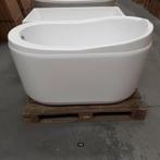 Klein en Compact! Zitbad, Badkamer, Glans wit, 129cm, Nr205, Ophalen of Verzenden, Nieuw