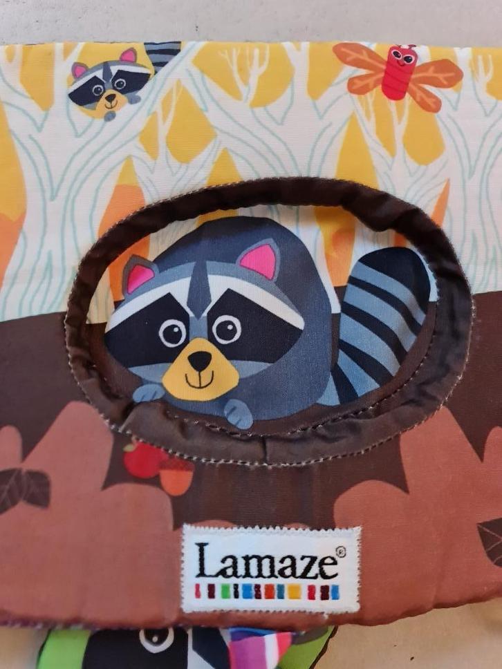 Lamaze Stoffen 2 Zijdig Contrast boekje, Kinderen en Baby's, Speelgoed | Babyspeelgoed, Zo goed als nieuw, Overige typen, Ophalen of Verzenden