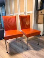 2 Bert Plantagie Felp Eetkamerstoelen, Huis en Inrichting, Stoelen, Ophalen, Twee, Overige kleuren, Leer