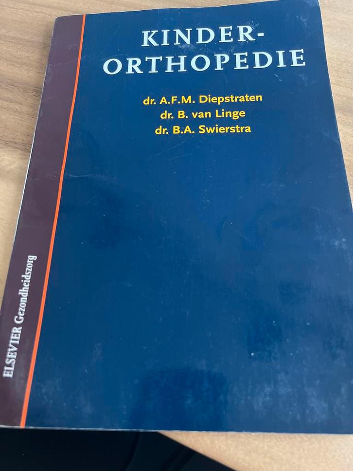 Kinderorthopedie - Diepstraten, van Linge, Swierstra, Boeken, Studieboeken en Cursussen, Gelezen, HBO, Beta, Ophalen of Verzenden