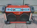 Bouwradio Perfectpro Fatbox, Audio, Tv en Foto, Radio's, Ophalen, Zo goed als nieuw, Bouwradio