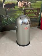 WESCO pushboy prullenbak 50 liter nieuwprijs 179,00, 40 liter of meer, Ophalen, Zo goed als nieuw, Minder dan 50 cm