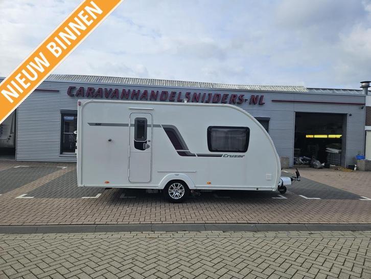 Sprite Cruzer 460 Mover!VT!!Fietsenrek!!, Caravans en Kamperen, Caravans, Particulier, tot en met 2, 1000 - 1250 kg, Overige, Sprite