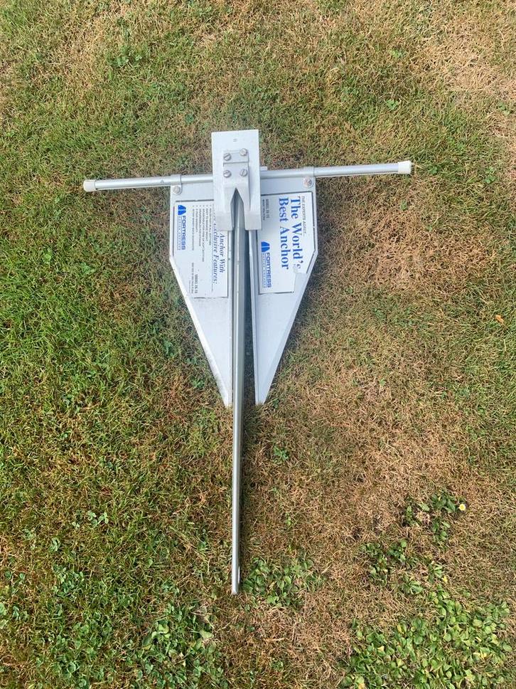 Fortress anker FX 16 - 4,5 kg, Watersport en Boten, Bootonderdelen, Zo goed als nieuw, Ankeren en Afmeren, Zeilboot of Motorboot