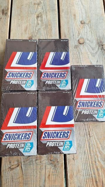 5 dozen Snickers Protein repen beschikbaar voor biedingen