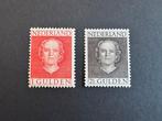 1949 Kon Juliana en face NVPH nr 534-535 ongestempeld, Postzegels en Munten, Postzegels | Nederland, Verzenden, Na 1940
