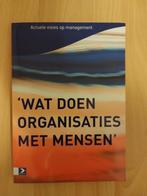 Izgs: Wat doen organisaties met mensen? actuele visies, Boeken, Ophalen of Verzenden, Zo goed als nieuw, Management