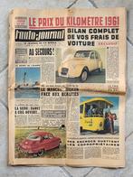 Franse auto krant uit 1961, Ophalen of Verzenden, Gelezen