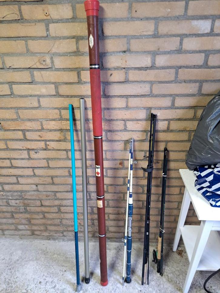 Diverse hengels, Watersport en Boten, Hengelsport | Algemeen, Zo goed als nieuw, Ophalen