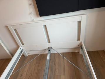 Wit ikea bedframe - Tweepersoons songesand - afbeelding 2