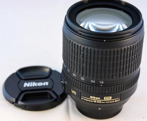 Nikon AFS DX VR Nikkor 18-105mm/3.5-5.6G ED NETTE STAAT, Audio, Tv en Foto, Fotografie | Lenzen en Objectieven, Gebruikt, Standaardlens