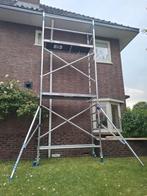 Rolsteiger te huur - 75 cm x 190 cm - 6,2 meter werkhoogte, Ophalen, Gebruikt, Rolsteiger of Kamersteiger, 5 meter of hoger