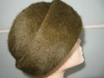 Mooie MUTS/BARET Groen van Pierre Laulhère  45% Angora, Ophalen of Verzenden, Zo goed als nieuw, Maat 38/40 (M), Muts