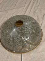 Plafonniere,sixties,zeventies,Iceglas,Limburg Glashütte, Huis en Inrichting, Lampen | Plafondlampen, Ophalen of Verzenden, Gebruikt