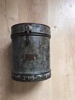 Antieke afsluitbare emmer of blik, Ophalen of Verzenden, Zo goed als nieuw, Overige