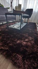 Mocca Shaggy Tapijt + 2x loper, Huis en Inrichting, Stoffering | Tapijten en Kleden, Ophalen, Shaggy, 100 tot 150 cm, 50 tot 100 cm