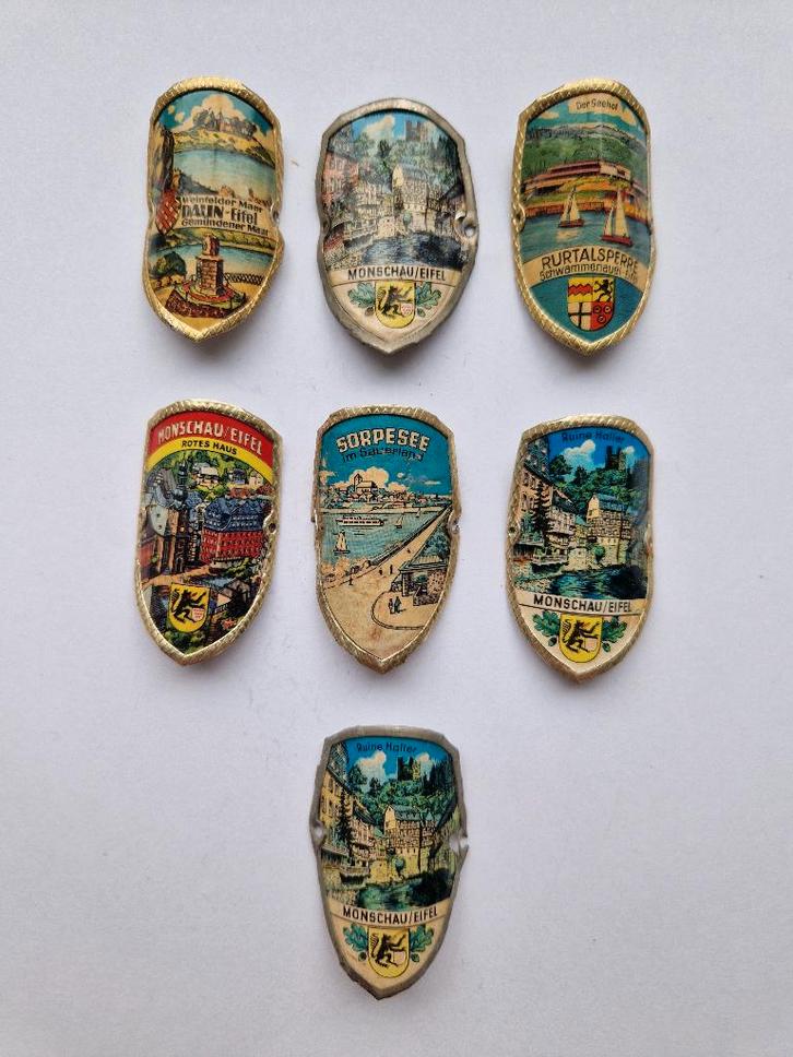 gebruikte Wandelstokemblemen Duitsland/ Eifel (9), Verzamelen, Speldjes, Pins en Buttons, Gebruikt, Stad of Land, Ophalen of Verzenden