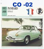 CO-02 Autokaart Panhard Dyna Z, Verzamelen, Verzenden, Zo goed als nieuw, Auto's