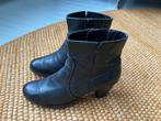 Leren enkellaarsjes maat 39, Feyn, Zwart, Lage of Enkellaarzen, Ophalen of Verzenden