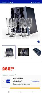 Kristallen Glazen Set in Doos - Zo goed als nieuw, Huis en Inrichting, Keuken | Servies, Glas of Glazen, Ophalen of Verzenden