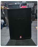 1x Master Power Sound Peavy speakerkast met 15 inch woofer, Gebruikt, 120 watt of meer, Front, Rear of Stereo speakers, Ophalen