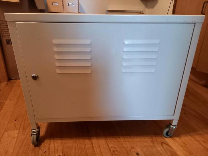 IKEA Metalen Locker Kastje - Wit, Huis en Inrichting, Kasten | Overige, Ophalen