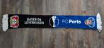 Sjaal Bayer 04 Leverkusen - FC Porto, Ophalen of Verzenden, Zo goed als nieuw, Buitenlandse clubs, Vaantje of Sjaal