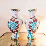 Set van twee cloisonne vazen, Ophalen of Verzenden