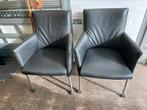 Jan Neggers leren designer stoelen, Huis en Inrichting, Ophalen, Zo goed als nieuw