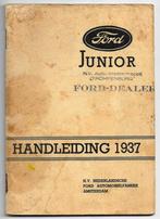 Ford Junior 1937 handleiding, Ophalen of Verzenden