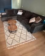 Hoekbank Velvet Groen - Zo Goed Als Nieuw, Ophalen, Zo goed als nieuw, Stof