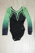 Turnpakje RC leotards maat CME zwart groen, Zwart, Zo goed als nieuw, Turnpak(je), Kindermaat 122 t/m 140