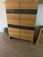 Eikenhout opbergkast dressoir 170 hoog en 120 breed, Huis en Inrichting, Kasten | Ladekasten, Ophalen, 100 tot 150 cm, Eikenhout